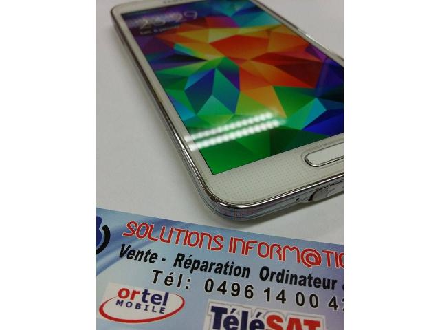 Photo Samsung Galaxy S5 Blanc d'occasion image 1/5