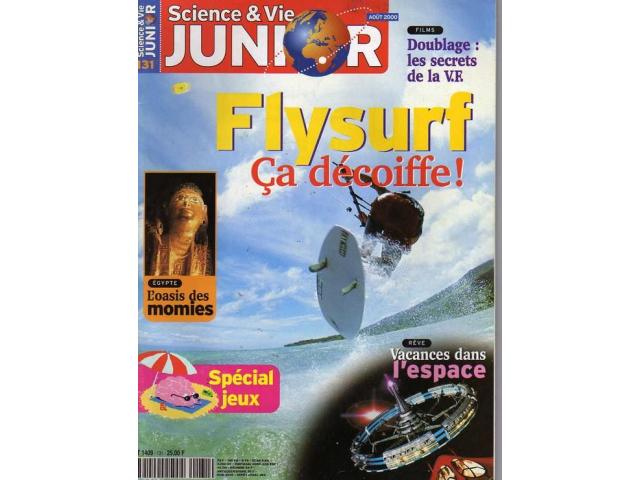 Science Et Vie Junior N° 131 : Flysurf Ça Decoiffe