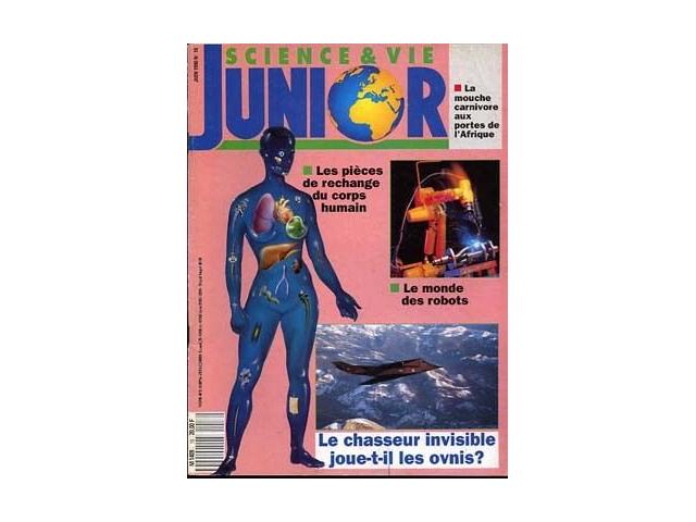 Science Et Vie Junior N° 16, Les Pièces De Rechange Du Corps Humain-Le Monde Des Robots -