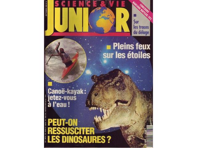 Photo Sciences Et Vie Junior N° 51 : Peut-On Ressuciter Les Dinosaures ? image 1/1