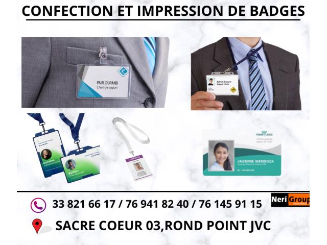 ✨CONCEPTION ET IMPRESSION DE BADGES ✨