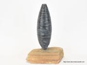 Annonce Sculpture en Ardoise sur Socle en Pierre de Canyon - Statue Jardin - Décoration Maison