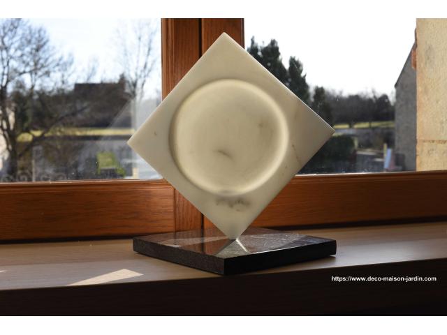 Photo Sculpture en Marbre de Carrare – Lumière Décoration Maison image 1/3