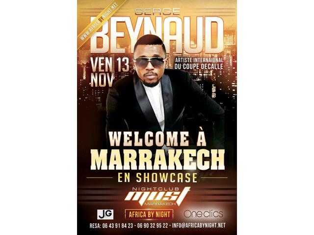 Serge Beynaud En Showcase Au Must Club Marrakech