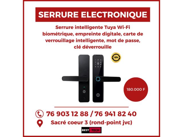 Photo SERRURE INTELLIGENTE AVEC OU SANS CAMERA DISPONIBLE image 1/3