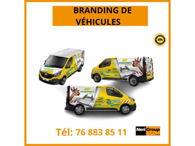 SERVICE DE BRANDING POUR VÉHICULES