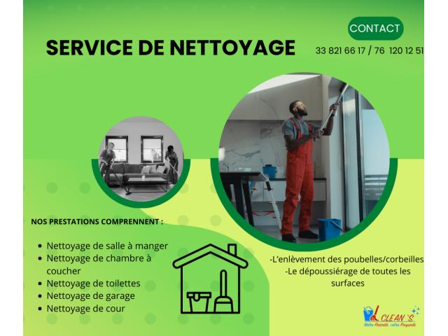 SERVICE DE NETTOYAGE