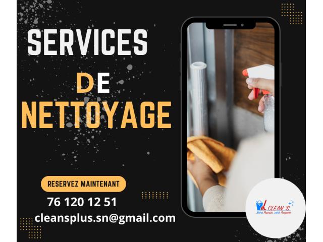 SERVICE DE NETTOYAGE À DOMICILE DISPONIBLE