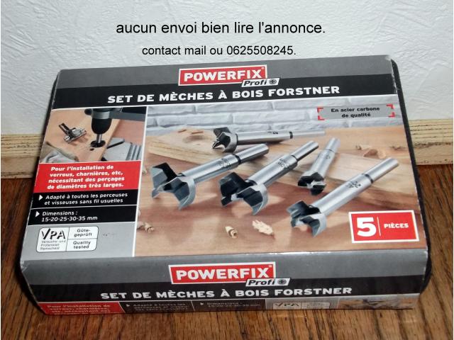 set de meches à bois Forstner.