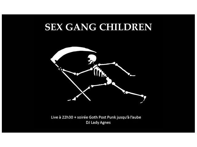 Sex Gang Children le 31/03 au Bus Palladium