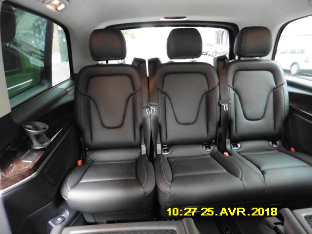sièges cuir noir 2+1 Mercedes Class v 250 447