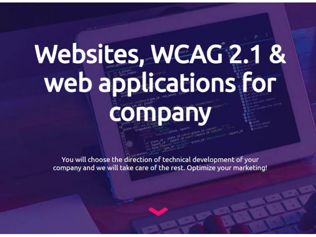 Photo Sites web, WCAG 2.1 et applications web pour l'entreprise image 1/1