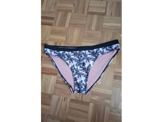 Slip de maillot de bain motif palmiers