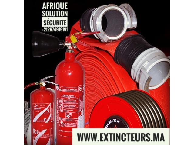 Solution sécurité incendie prévention Maroc Rabat