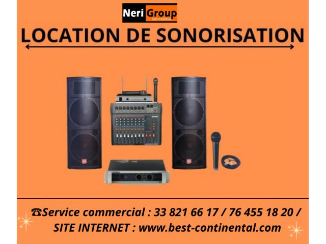 SONORISATION A LOUER