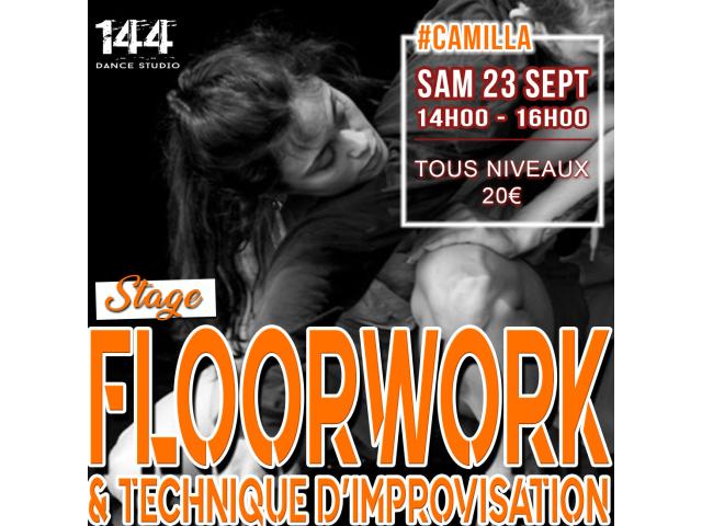 Photo Stage de danse : Floorwork et technique d'improvisation image 1/1