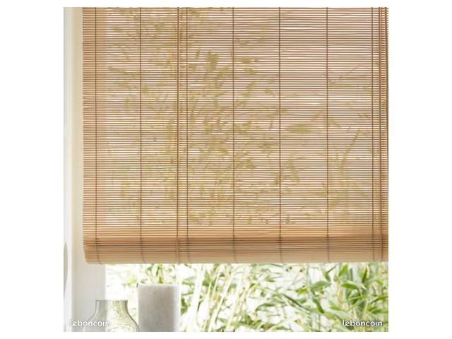 Stores en bambou marron très clair 182 cm x 62 cm