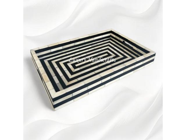 Stunning Bone Inlay Tray