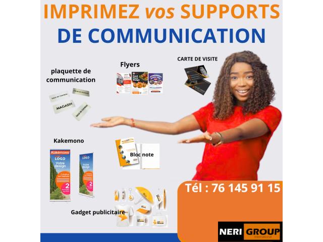 SUPPORT DE COMMUNICATION
