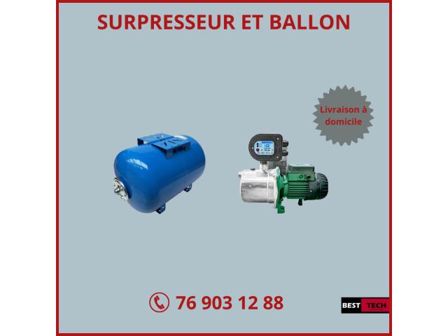 SURPRESSEUR ET BALLON SURPRESSEUR A TRES BON PRIX