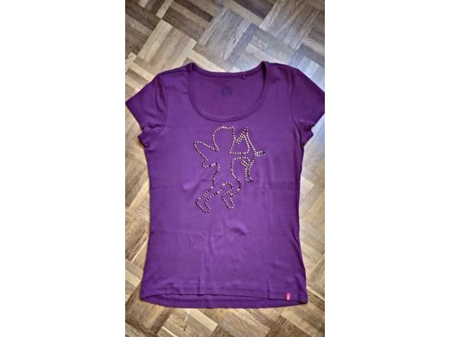 T-shirt EDC by Esprit violet "ange" comme neuf