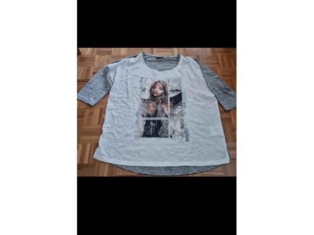 T-shirt neuf Yessica blanc-gris