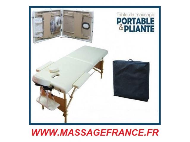 Table de massage 99 euros chez www.massagefrance.fr