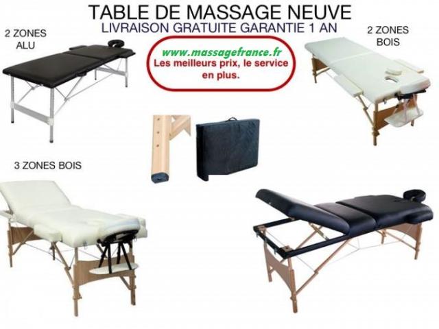 Table de massage à partir de 69 euros