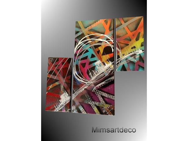 TABLEAU COLORE ABSTRACT