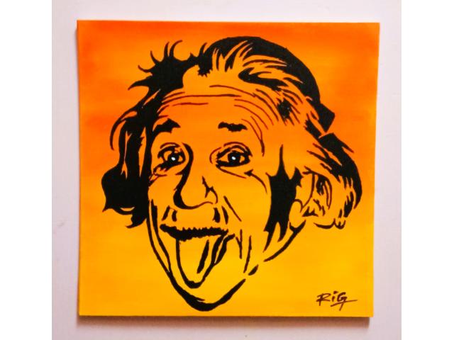 Photo Tableau Portrait d'Albert Einstein image 1/1