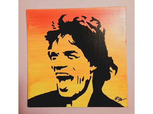 Photo Tableau Portrait de Mick Jagger image 1/1