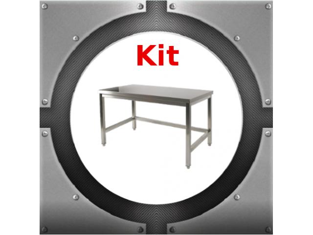 Photo Tables et plonges inox en KIT pour un confort Top chef. image 1/6
