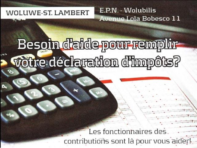 Photo Tax On Web 2022 (Woluwe-Saint-Lambert organise des permanences d’aide au remplissage des déclaration image 1/1