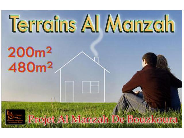 terrain 280 m2 à bouskoura