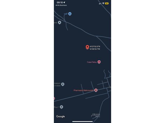 Terrain 300 mètres carrés à vendre à Malicounda Sénégal