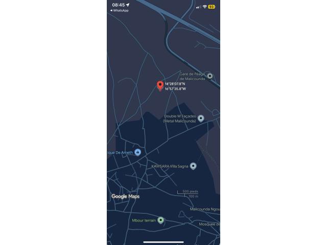 Terrain 300 mètres carrés à vendre à Malicounda Sénégal