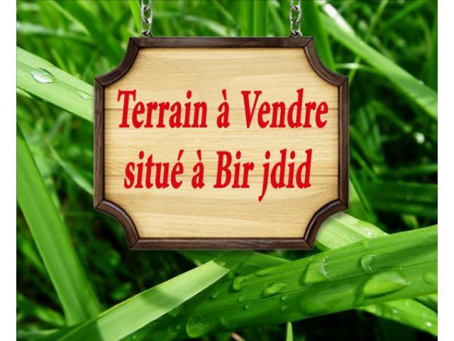 Photo terrain à bir jdid d'une superficie 100 m2 image 1/1