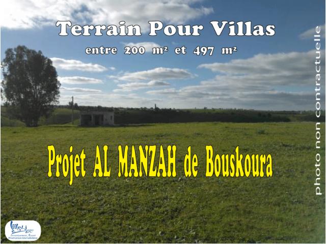 TERRAIN A VENDRE BOUSKOURA