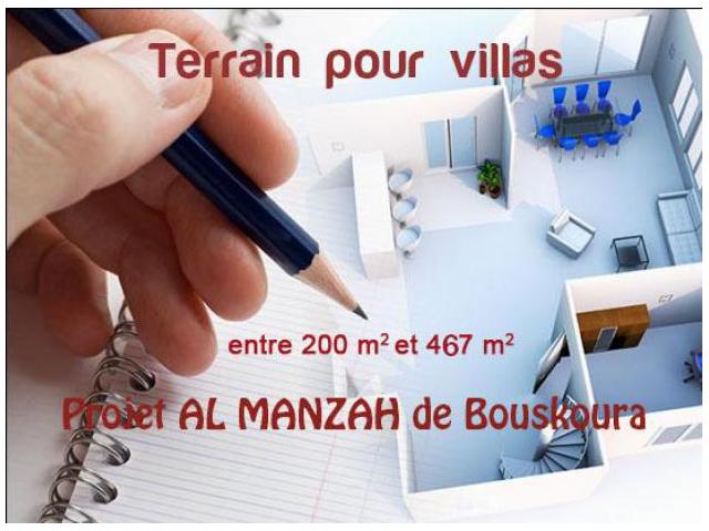 TERRAIN A VENDRE BOUSKOURA