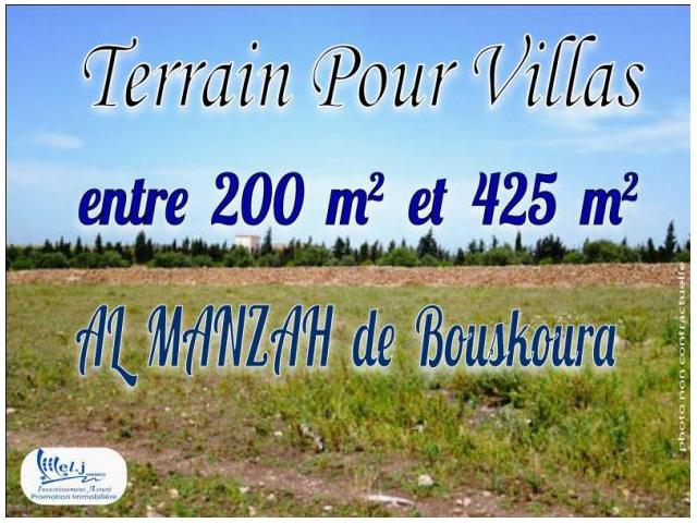 TERRAIN A VENDRE BOUSKOURA