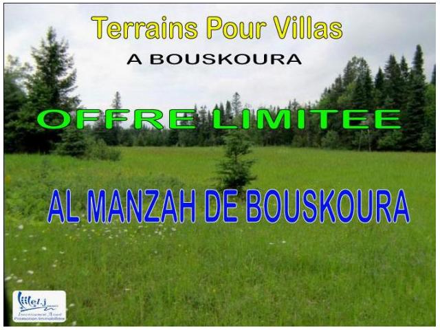 TERRAIN A VENDRE BOUSKOURA