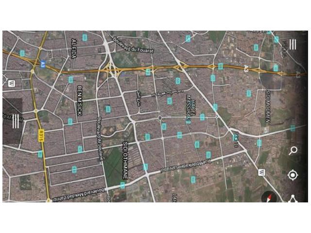 TERRAIN A VENDRE POUR R+4 A SIDI OTHMANE