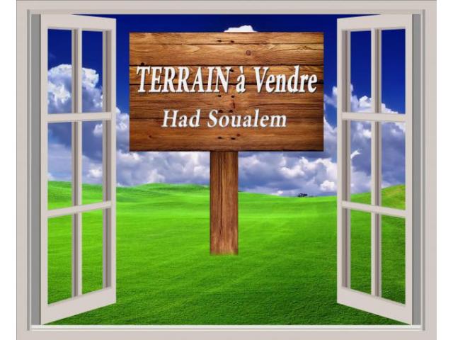 terrain de 116 m2 à had soualem R2 RDH