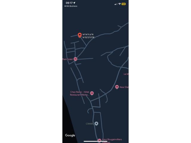 Terrain de 1200 mètres carrés à vendre à Mbodiène Sénégal