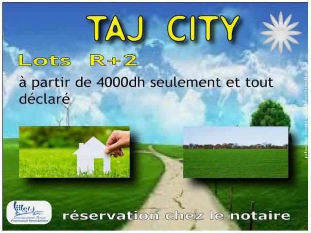 Terrain de 137 m2 à DAR BOUAZZA R+2