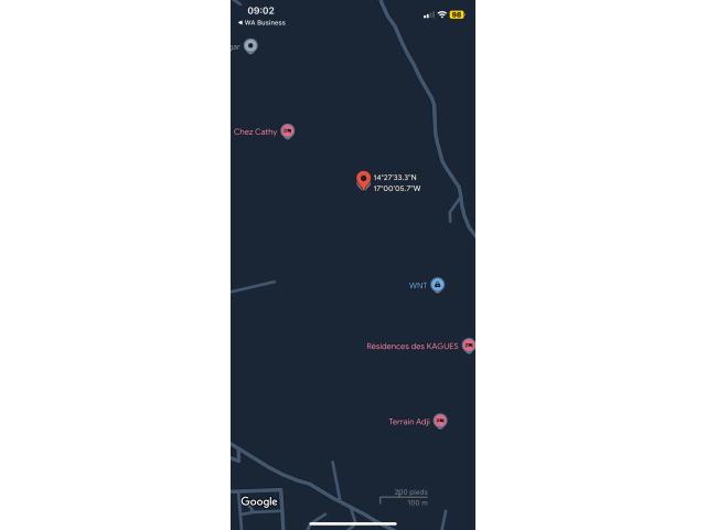 Terrain de 260 mètres carrés à vendre à Saly Sénégal
