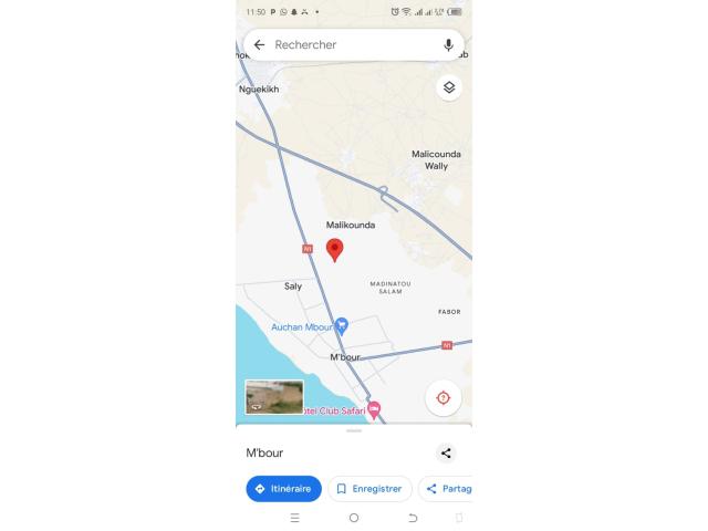 Terrain de 300 mètres carrés à vendre à Saly Sénégal