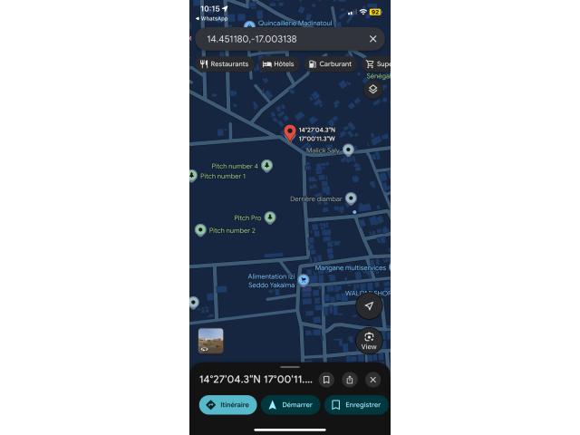 Terrain de 300 mètres carrés à vendre à Saly Sénégal