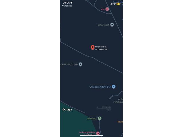 Terrain de 300 mètres carrés à vendre à Saly Sénégal