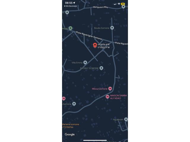 Terrain de 300 mètres carrés à vendre à Somone Sénégal